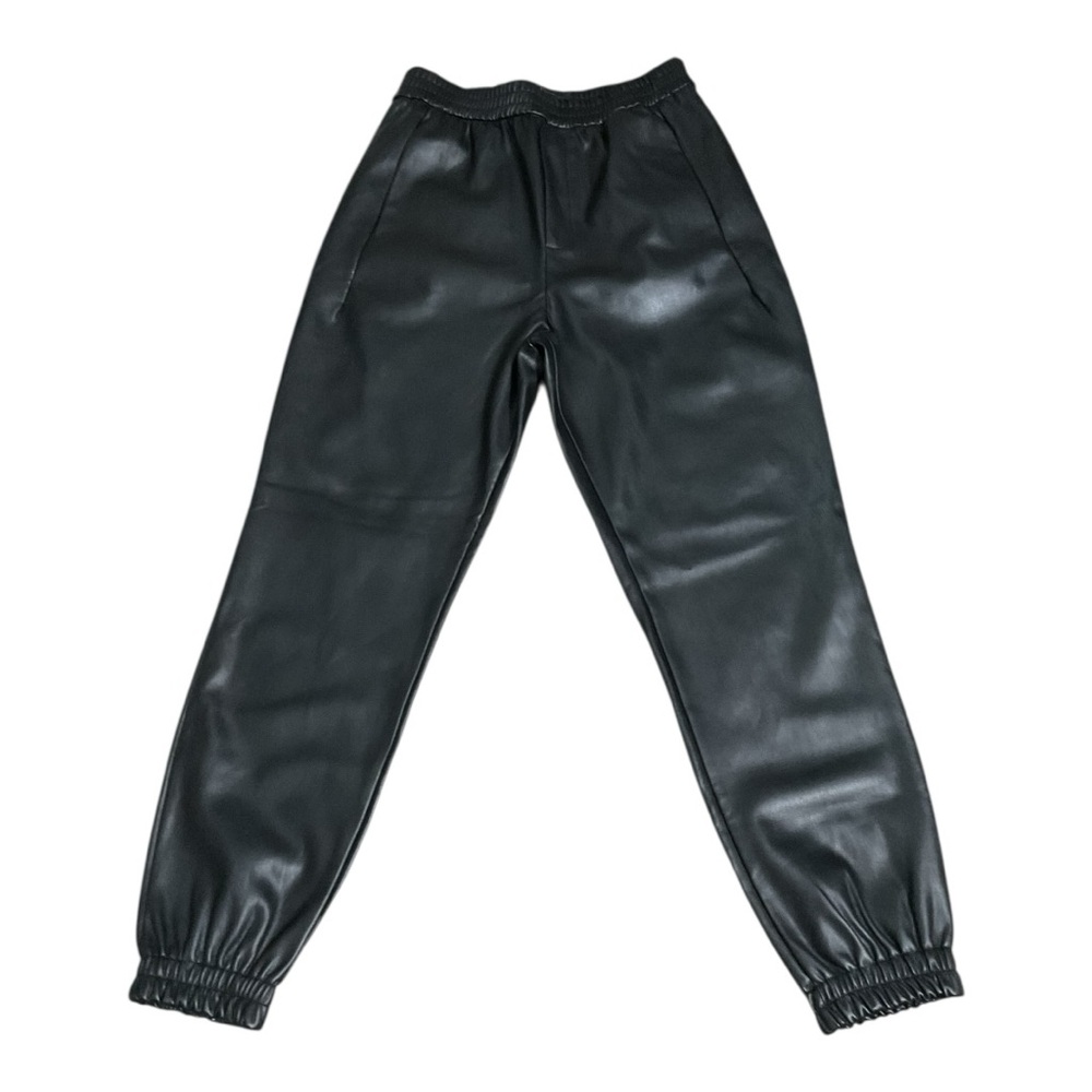 Zara Black Track Pants with Elastic Waistband
